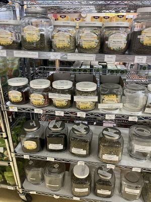 Bulk tea  at Nutter's in Canmore