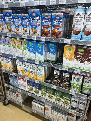 Dairy free milk   at Nutter's in Canmore