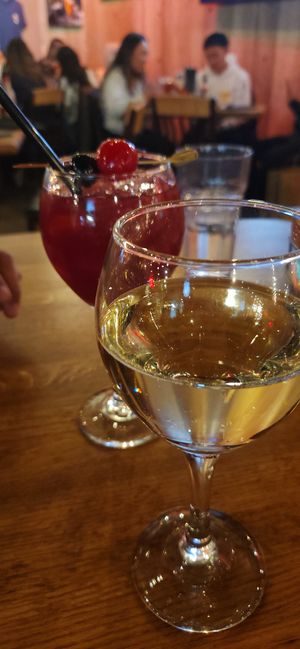 Moscato and sangría at Stateline Brewery & Restaurant in South Lake Tahoe