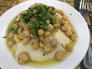 Hummus at AchAlMa'le in Haifa
