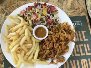 Vegan Shawarma at AchAlMa'le in Haifa