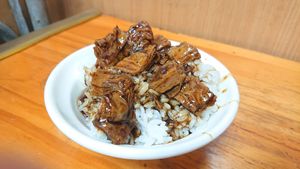 素香飯 vegetarian rice, small portion 25NTD at Da Jia Vegetarian - Zhongzheng District in Taipei