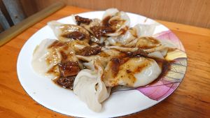 水餃 dumplings 60NTD at Da Jia Vegetarian - Zhongzheng District in Taipei