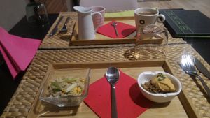 Starter, from wheat and quinoa at Vegetalicia in Namur