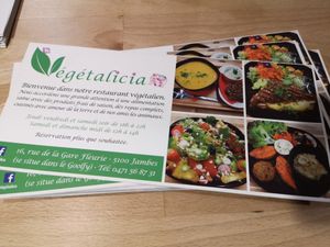 Flyer at Vegetalicia in Namur
