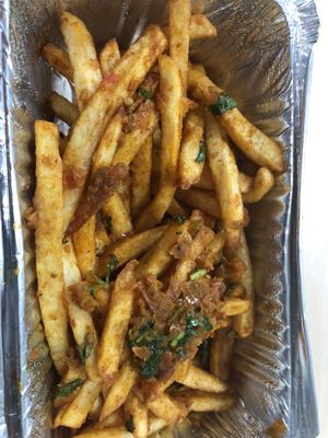 Masala Fries  at Zuri Coffee in Wolverhampton