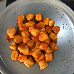 Homemade gnocchi at Casa Veggy in Nerja