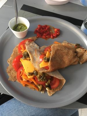Vegetable Crêpes  at Casa Veggy in Nerja