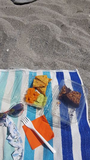 Tortilla + brownie at Casa Veggy in Nerja