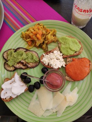 Tapas mix at Casa Veggy in Nerja