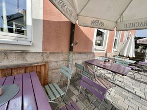 outside seating  at Patchwork Food & Bar in Kulmbach