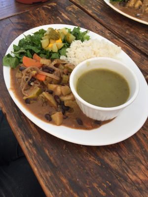 Lunch menu  at Amma in Santiago