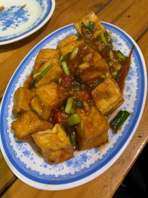 Tomato Tofu  at Blue Sky in Ha Giang