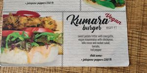 Menu at Attaboy in Budapest