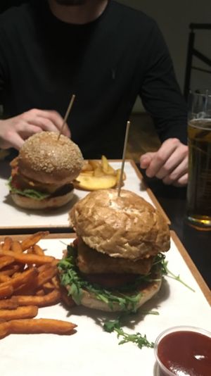 ‘Vegan Life’ tofu burger, 10/10 at Attaboy in Budapest