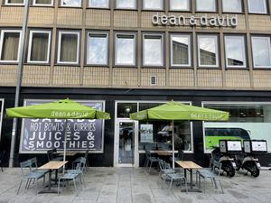 outside at Dean & David - Trankgasse in Cologne