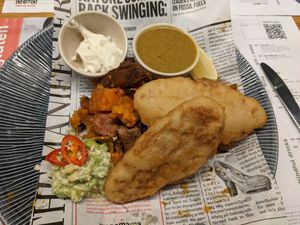 Veganuary special vegan F-ish and chips at Wagamama in Nottingham