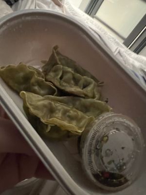 Veggie gyoza  at Wagamama in Nottingham