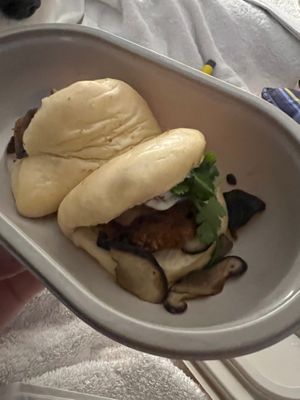 Mushroom buns at Wagamama in Nottingham
