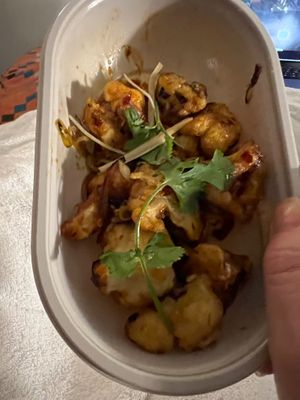 Bang bang cauliflower  at Wagamama in Nottingham