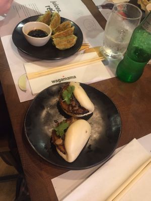 buns at Wagamama in Nottingham