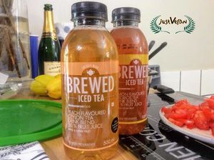 Sugar free ice tea in various flavours, with current heat waves, can't say no!  at Woolworths - Douglasdale in Johannesburg