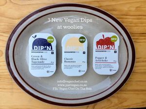 Three gorgeous dips found at Woolworths, green & black olive tapenade, classic hummus, and pepper & artichoke - all divine! Go on, take the lazy way out every now and then, why not!  at Woolworths - Douglasdale in Johannesburg