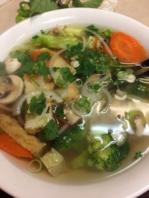 veggie pho at Bamboo House in Bothell