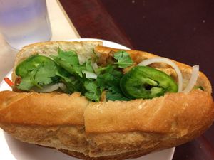 bahn mi at Bamboo House in Bothell