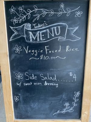 4/9/24 rotating menu example  at Baker Creek Heirloom Seed in Mansfield