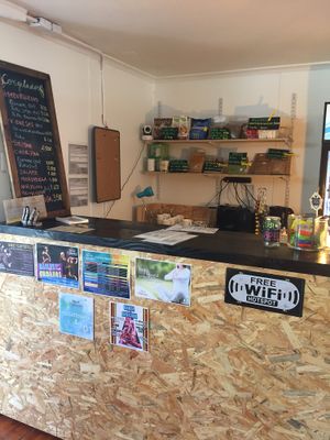 Free WiFi and lovely people :-) at Rincon Flamenco Cafe in La Serena