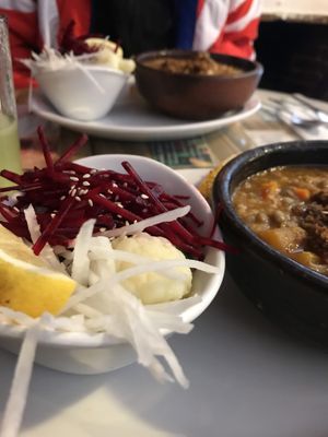 Daily lunch menu at Rincon Flamenco Cafe in La Serena