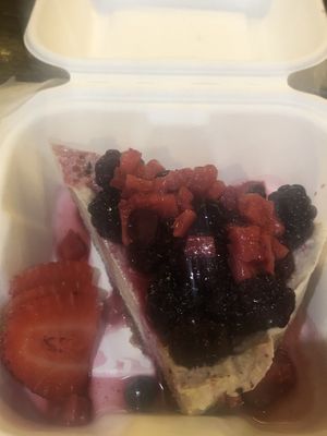 Cheesecake at Bio & Natural - Quinta Avenida in Playa Del Carmen