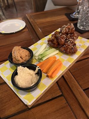 Cauliflower wings  at Bio & Natural - Quinta Avenida in Playa Del Carmen