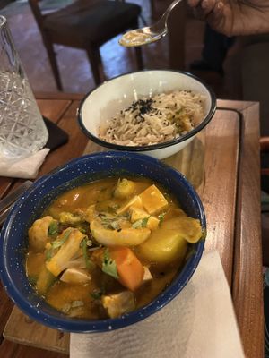 Tofu Curry  at Bio & Natural - Quinta Avenida in Playa Del Carmen