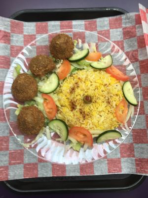 Custom rice dish at Lazize in Des Moines