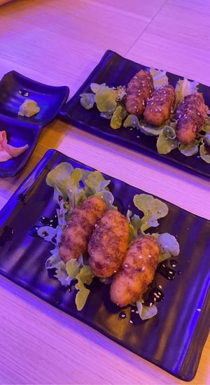 Vegetable croquettes  at Sushi Box in Phuket