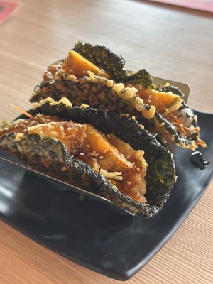 sushi tacos 10/10   at Sushi Box in Phuket
