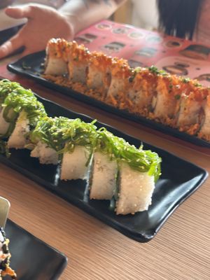 bottom is vegan (top is not)  at Sushi Box in Phuket