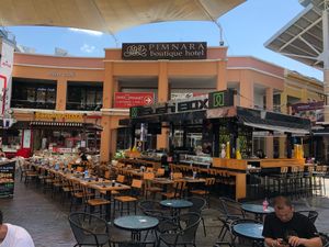 In the middle of 2 malls at Sushi Box in Phuket