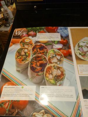 Menu at Dressed in Bangkok