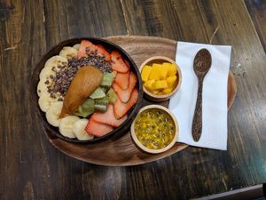 Butter my coco-nuts with extra mango and passion fruit at MAKAI - Asoke in Bangkok