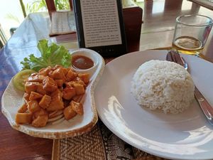 Tofu LakLok at Coconut Lyly in Battambang