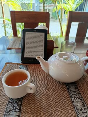 Green tea at Coconut Lyly in Battambang