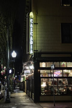 Description at Cascadia Grill in Olympia