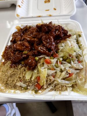 Barbecue seitan   at MeHungry in Plantation