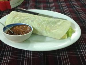 veg burrito at Huong Vy in Ho Chi Minh City