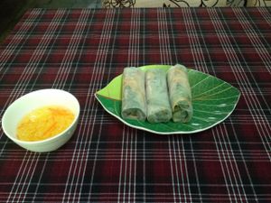 spring rolls at Huong Vy in Ho Chi Minh City