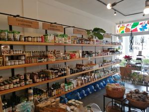 Lots of supplements at Yaaxtal Ecotienda in Merida