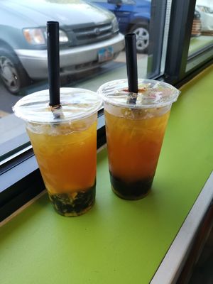 Bubble tea at Vegan Bowl in West Jordan